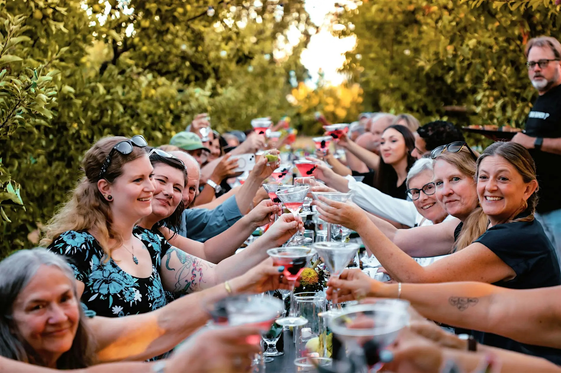 Lake County Dinner in the Orchard by The Ripe CHoice